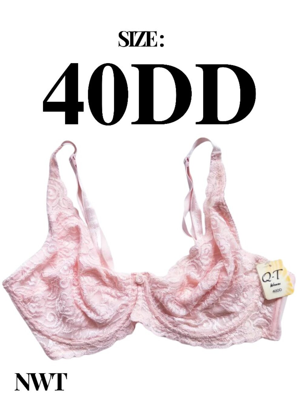 QT Intimates Bra NWT — Size 40DD